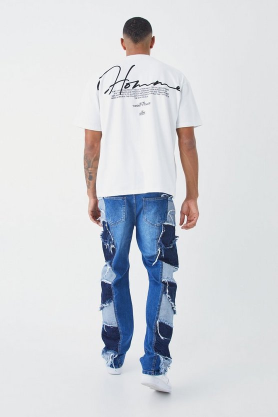 Tall Oversize T-Shirt mit Stickerei