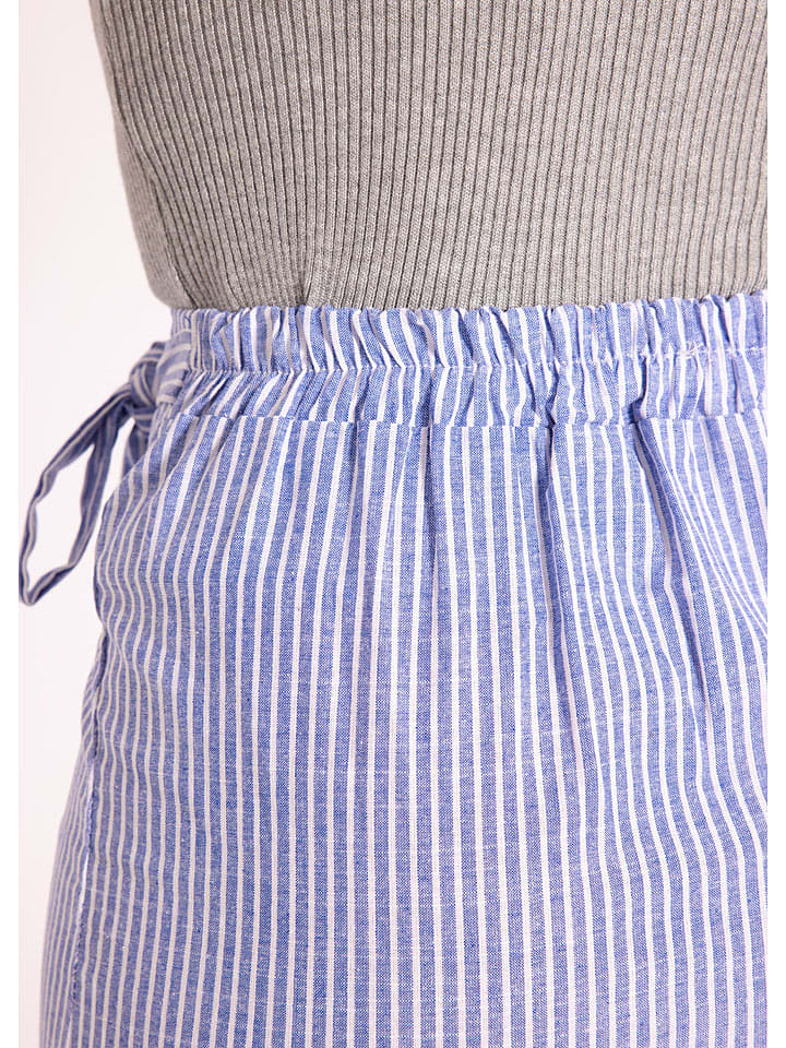 SASSYCLASSY Rock in Blau/ Weiß günstig kaufen