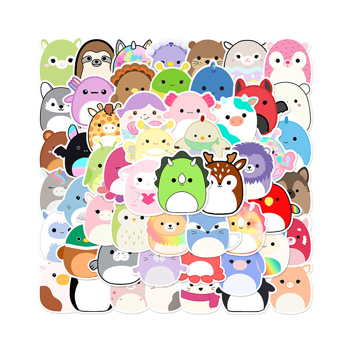 frler Aufkleber Sticker Set Tier,60 Stück Sticker für Kinder
