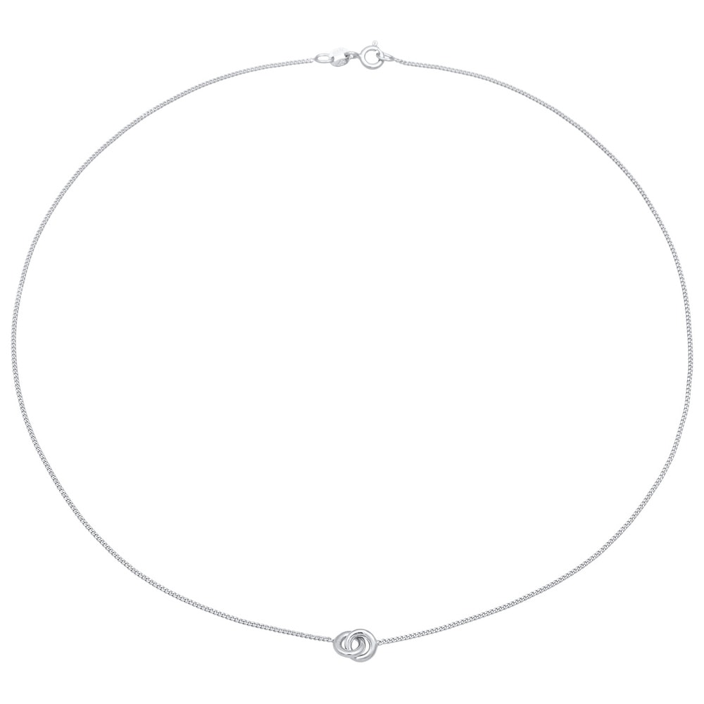 Elli Elli Collier Femmes Choker Cercle symbole géo en argent sterling 925 Bijoux