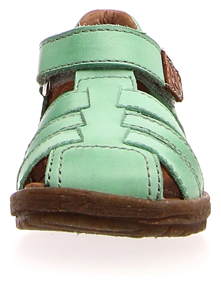 Naturino Leder-Halbsandalen in Grün günstig kaufen