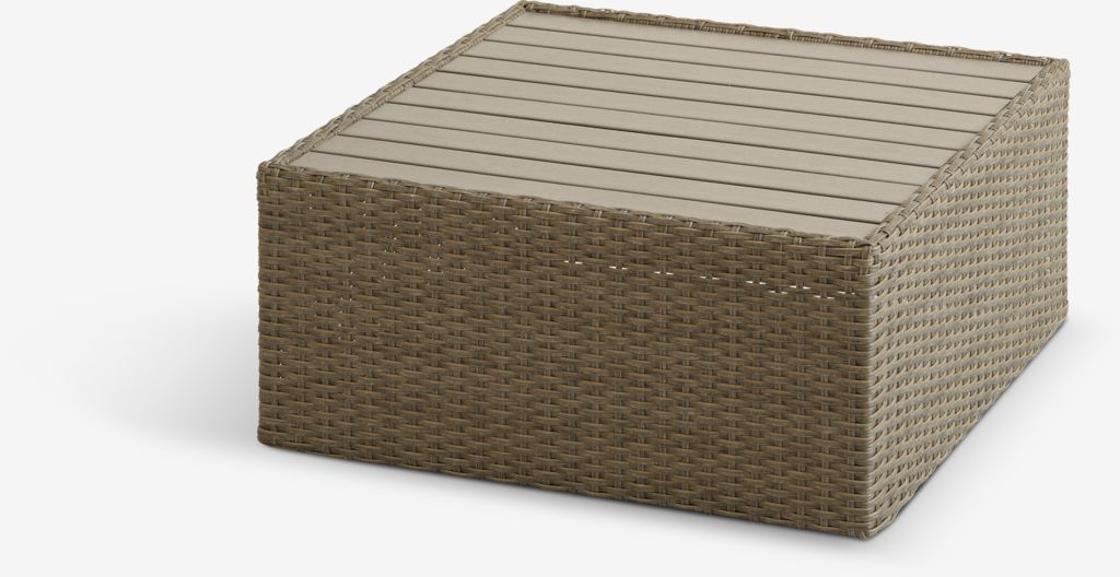 RAVNDRUP Lounge-Modul, RAVNDRUP Tisch B70xL70 natur