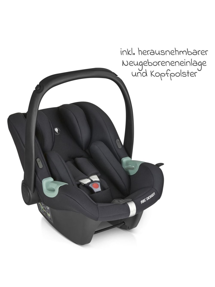 ABC-Design Babyschale Tulip (Autositz Gruppe 0  / i-Size) in schwarz günstig kaufen onesize