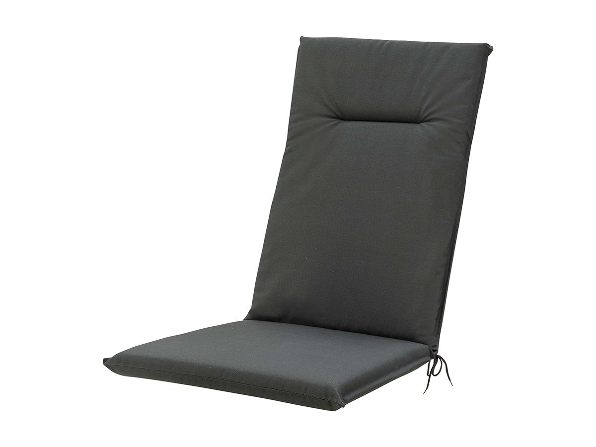 Madison ECO Pearl Grey 123 x 50 Gartenstuhlkissen mit hoher Rückenlehne