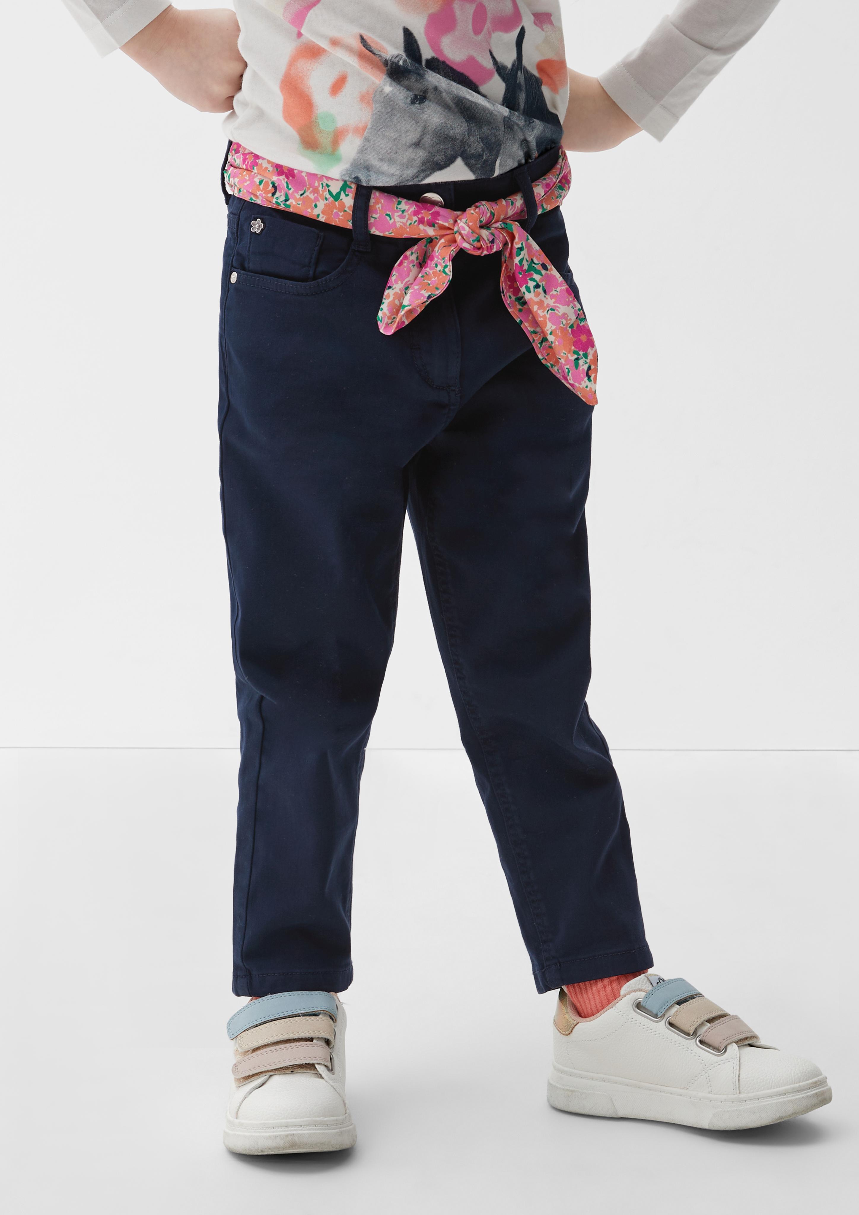 Relaxed: Hose mit Bindegürtel  2127781-5952