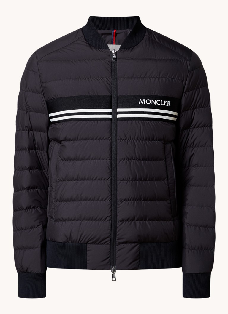 Moncler Mounier quilted bomber jacket with down filling and zip pockets