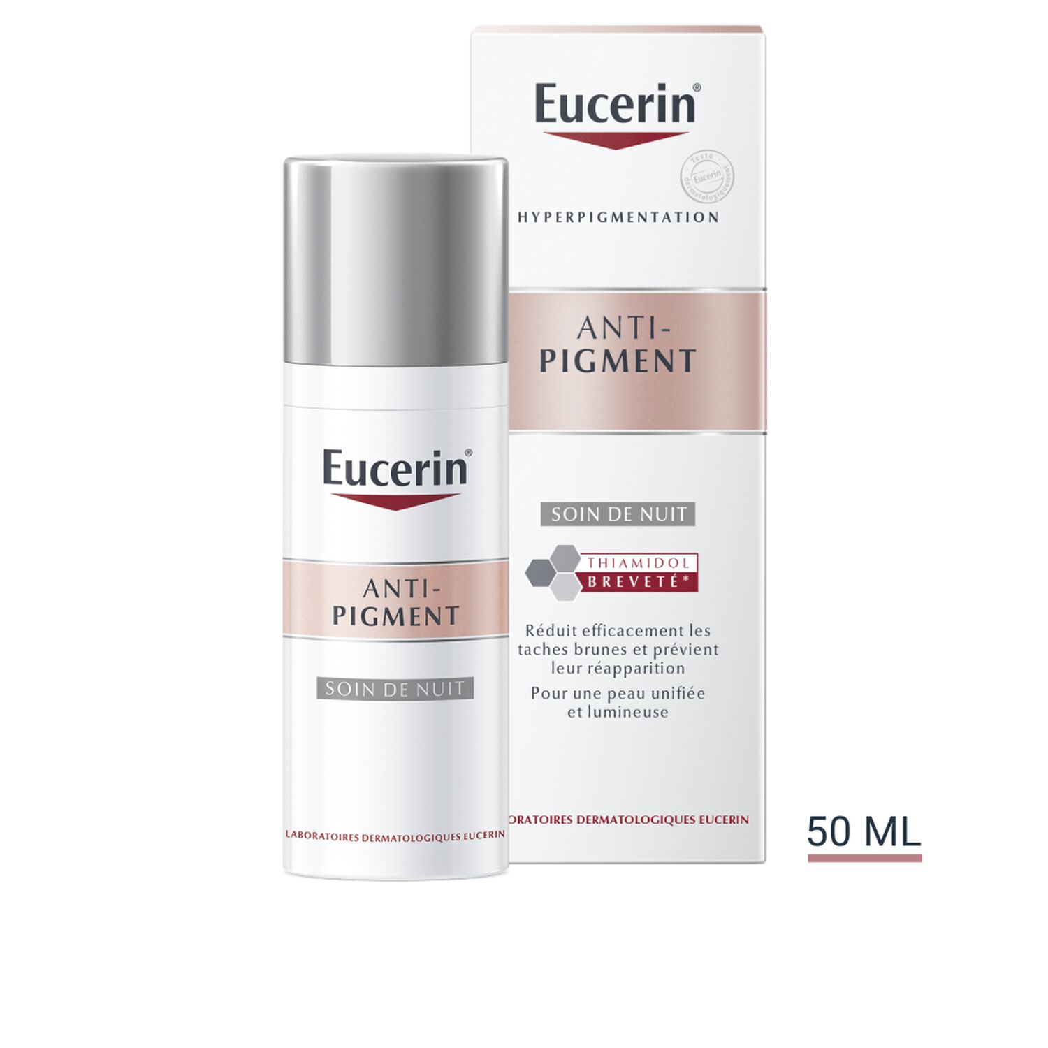 Eucerin Anti-Pigment Crème de Nuit Régénératrice Anti-Tâches - Tous Types de Peaux
