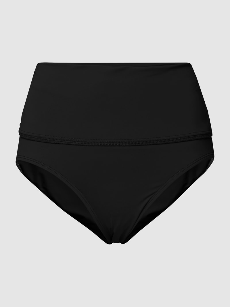 Badehose mit Inside-Out-Nähten in schwarz