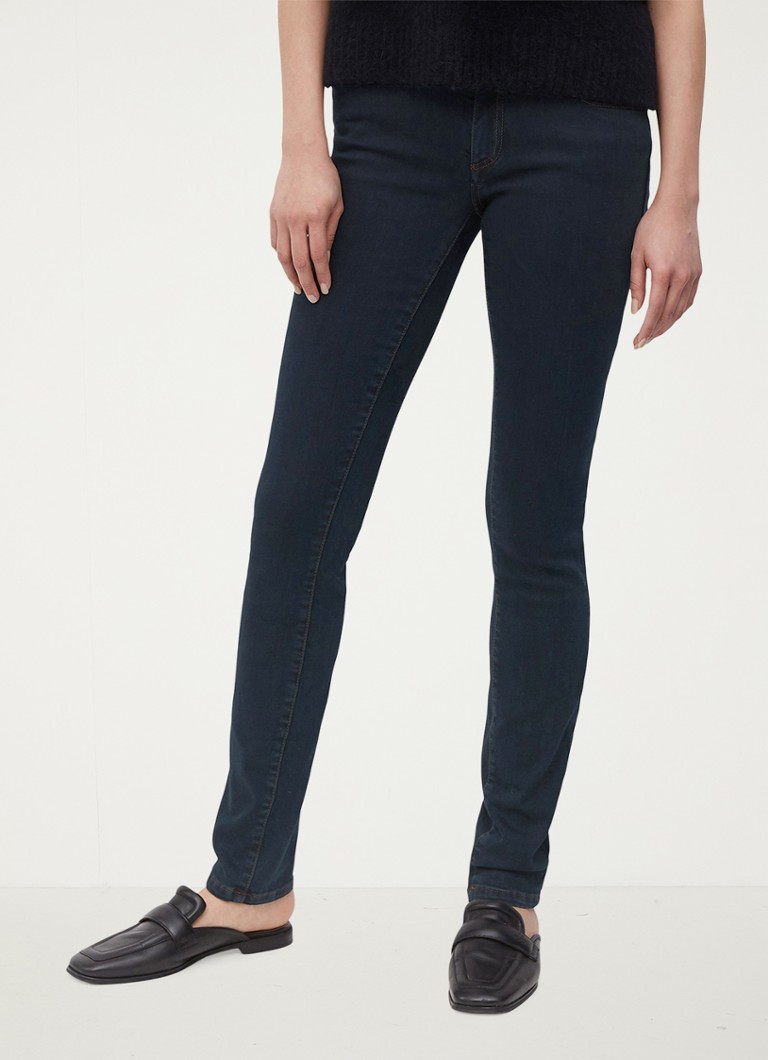 Blugi O'Polo cu talie medie, croială slim fit, într-o nuanță închisă