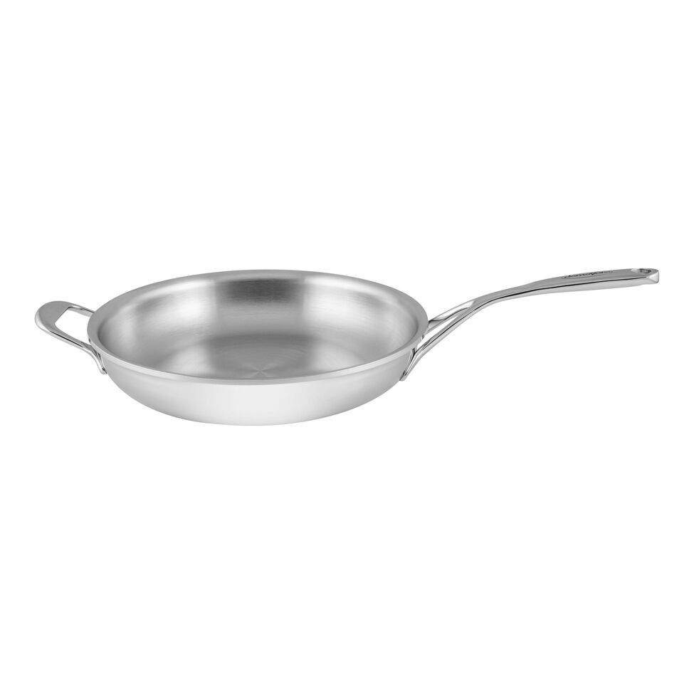 Bratpfanne 28 cm, 18/10 Edelstahl, Silber