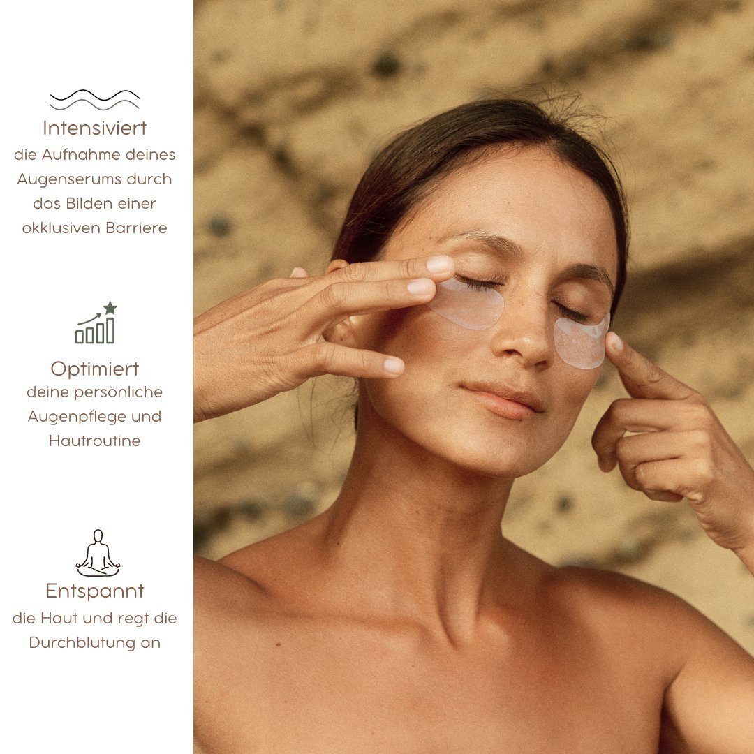 Marvin & Mitch Augenpads Marvin & Mitch -Wiederverwendbare Augenpads 100% medizinischem Silikon, 1 Paar (2Stk), Die Pads haben den Effekt deine eigene Creme/Serum zu intensivieren.