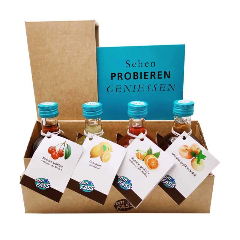 Geschenkset  Fruchtliköre zum Probieren