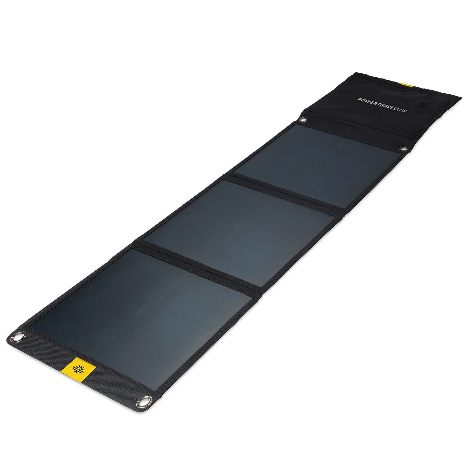 Powertraveller Solarmodul Solarpanel Falcon 40 W Outdoor Ladegerät 5/20V, USB Faltbar 3Ports