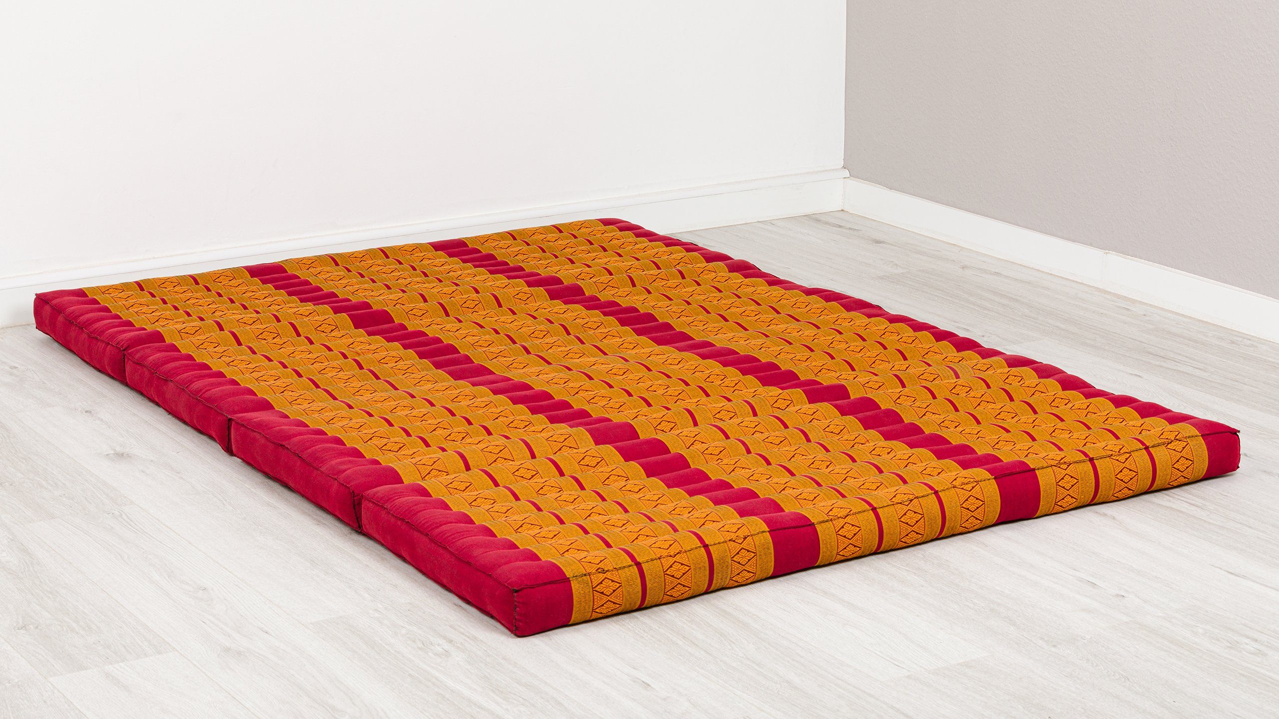 Klappmatratze Klappmatratze 140 cm (Classic) vegan und handgefertigt, 200x140x8cm, livasia, Kapok