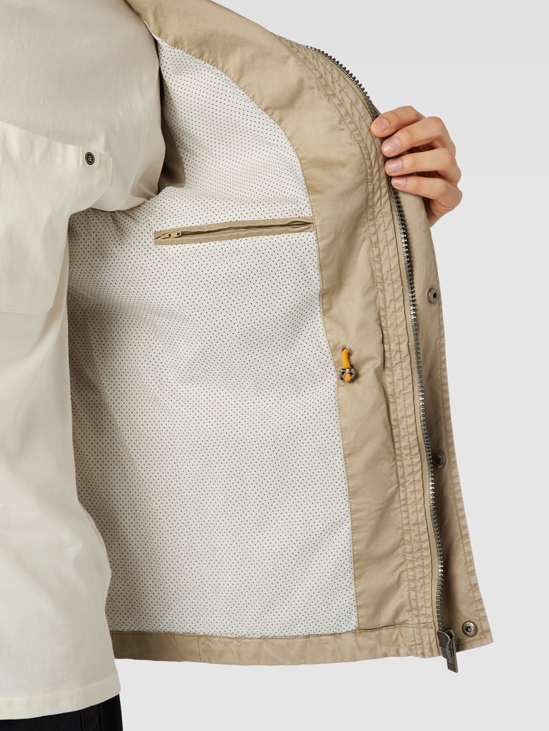 Jacke mit Stehkragen Modell 'TAWNY' in beige