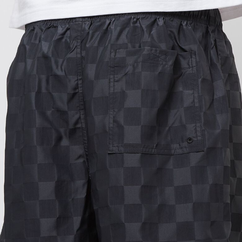 NIKE Club Flow Short Checkers black/white