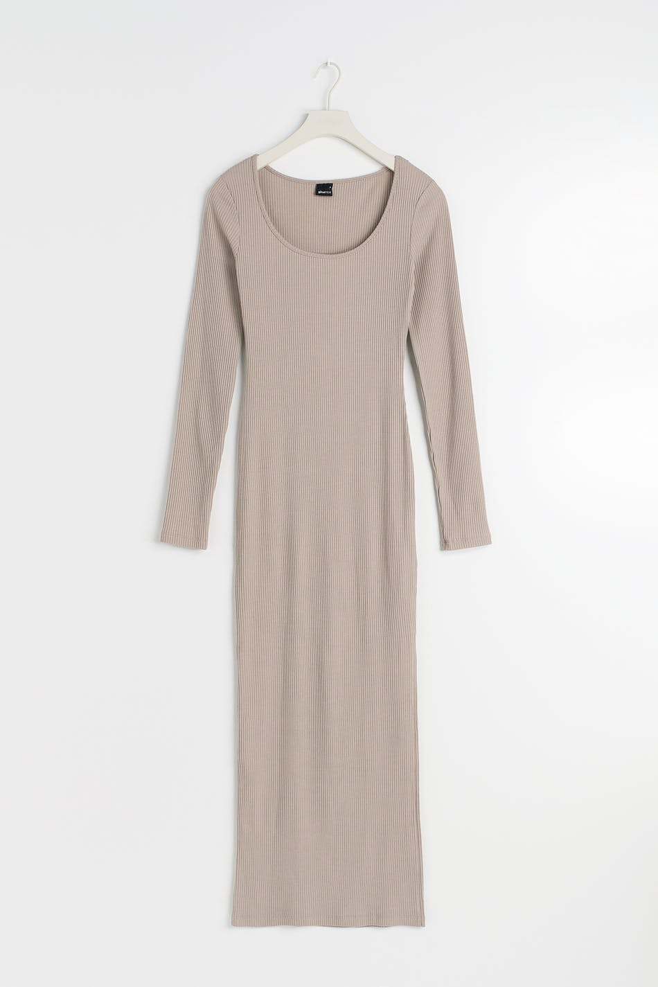 Long sleeve rib dress