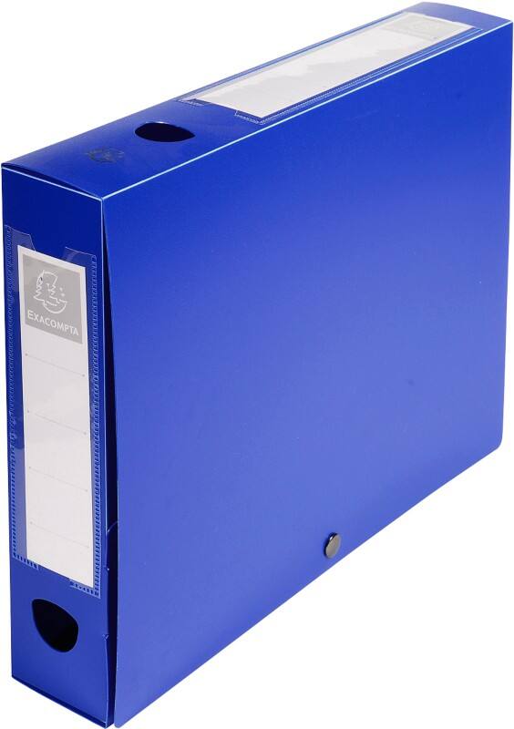 Exacompta Archivschachteln 59632E DIN A4 Blau Polypropylen 2,5 x 24 x 3,3 cm 10 Stück