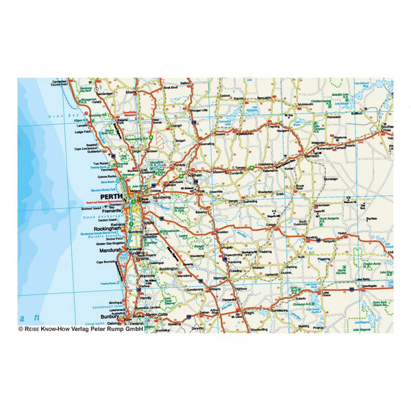 RKH WMP AUSTRALIEN, WEST 1:1.800.00 - Straßenkarte