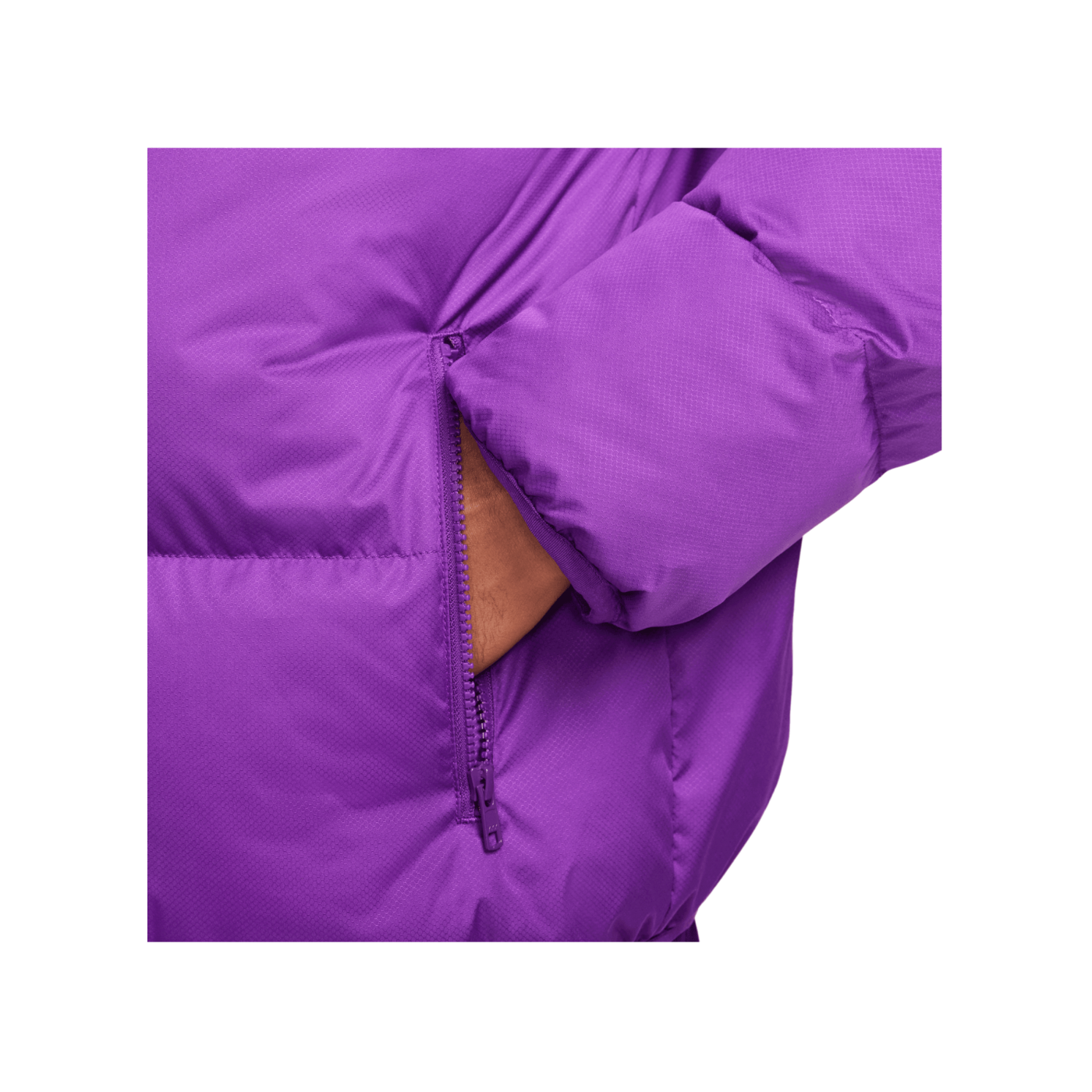 Nike Club Puffer Jacke Lila F507