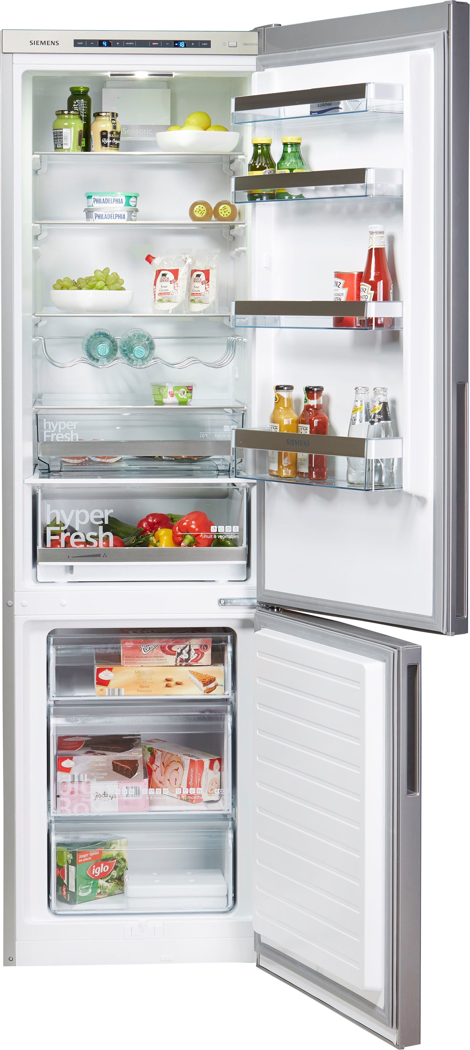 SIEMENS Kühl-/Gefrierkombination KG39EALCA, 201 cm hoch, 60 cm breit