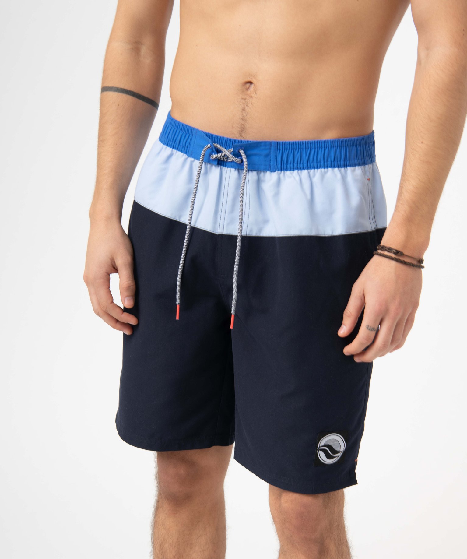 Short de bain homme à larges bandes divers | GEMO