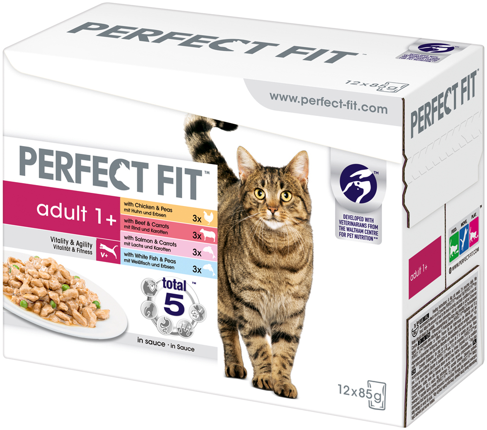 PERFECT FIT Nassfutter PERFECT FIT Adult Mix 12x85 g