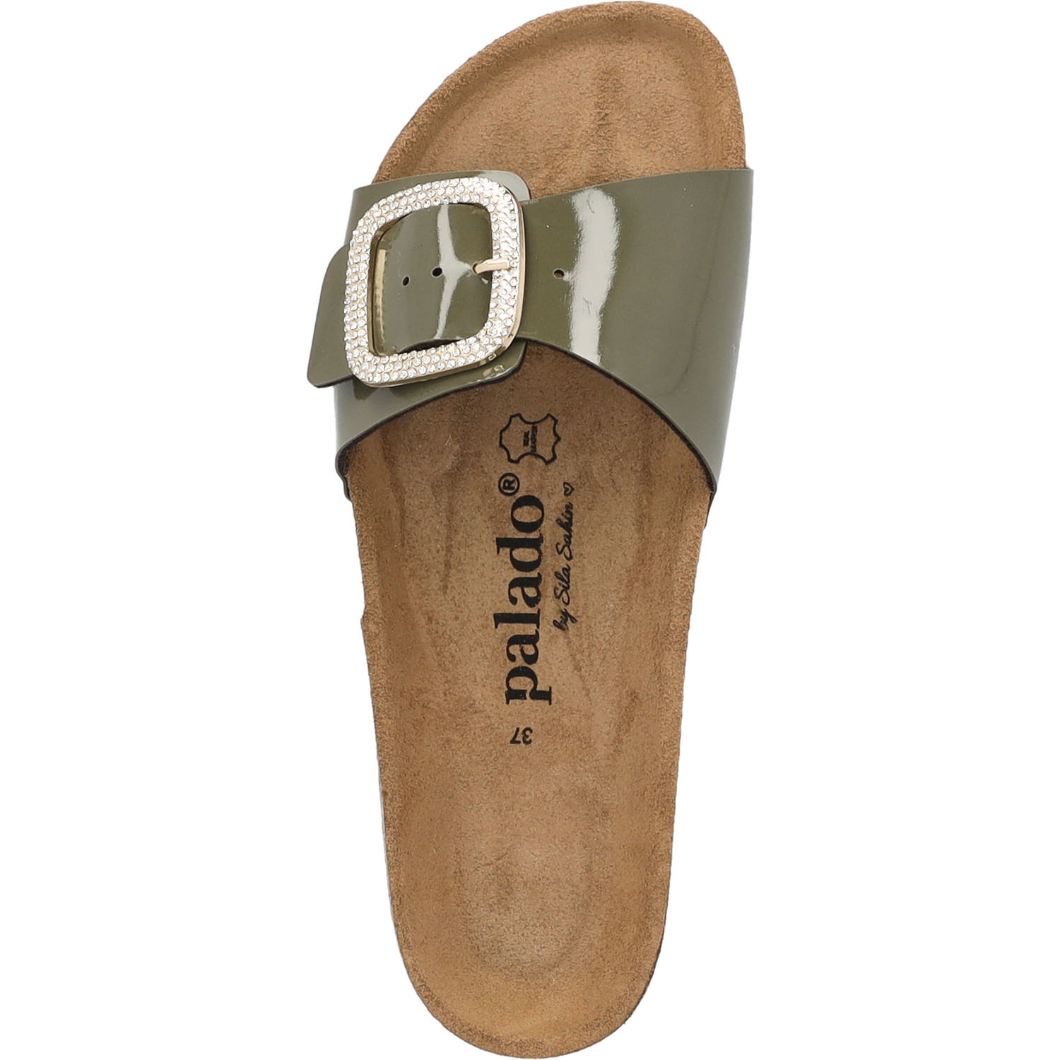 Palado Malta BX by Sila Sahin, Pantoletten, Damen, Khaki Lack