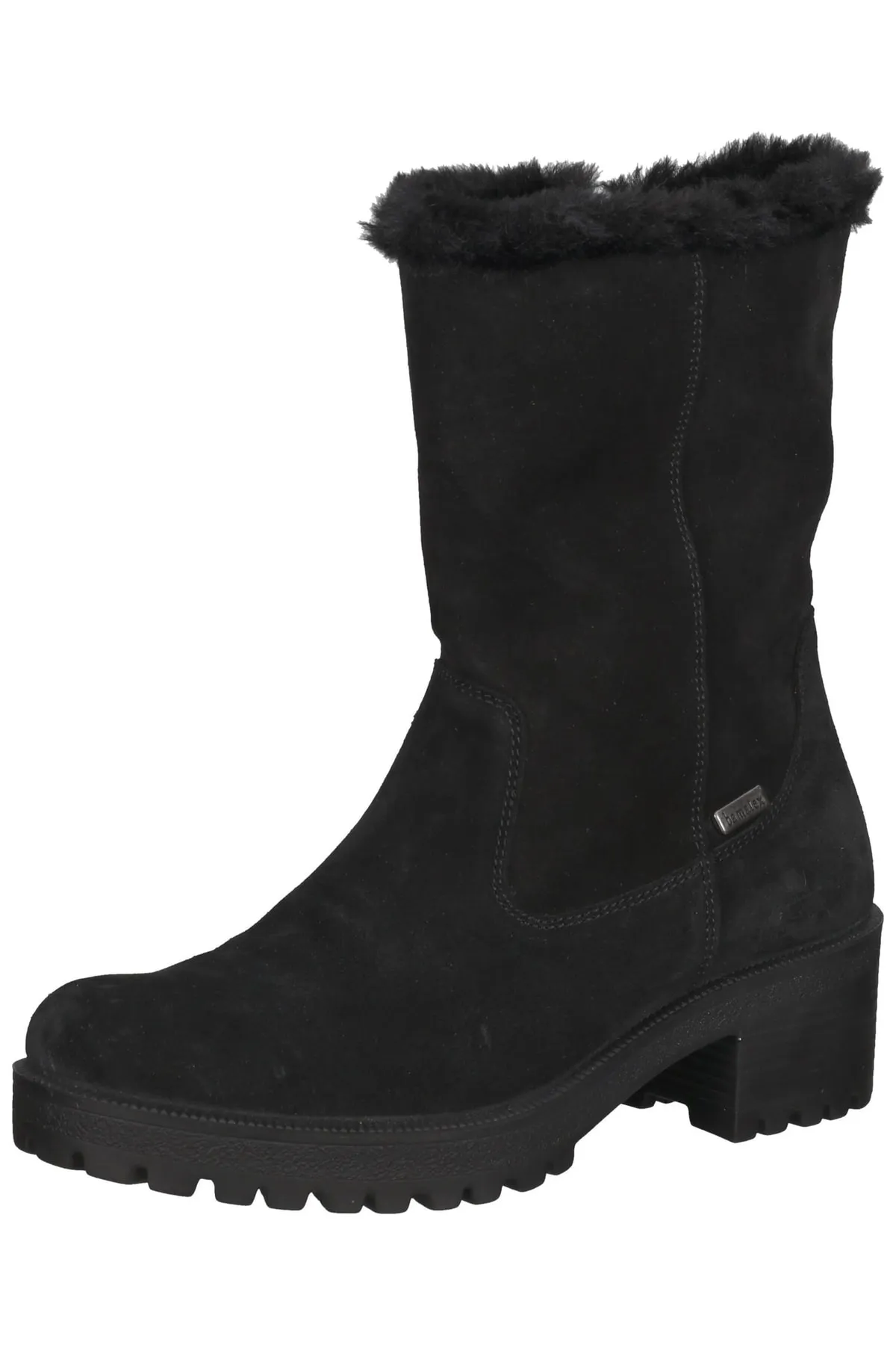 Bama  Stiefelette - Schwarz - Blockabsatz