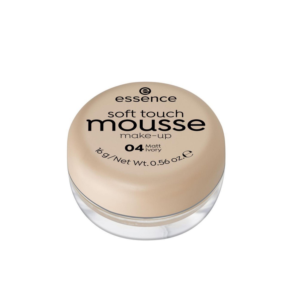 essence soft touch mousse make-up fond de teintmousse 04 matt ivory Fond de Teint