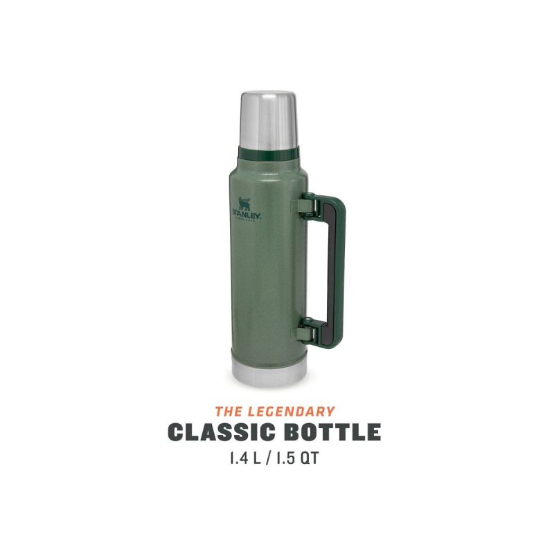 Stanley Thermoflasche, Classic Legendary Bottle Large 1.5qt \/1.4 l Hammertone Green