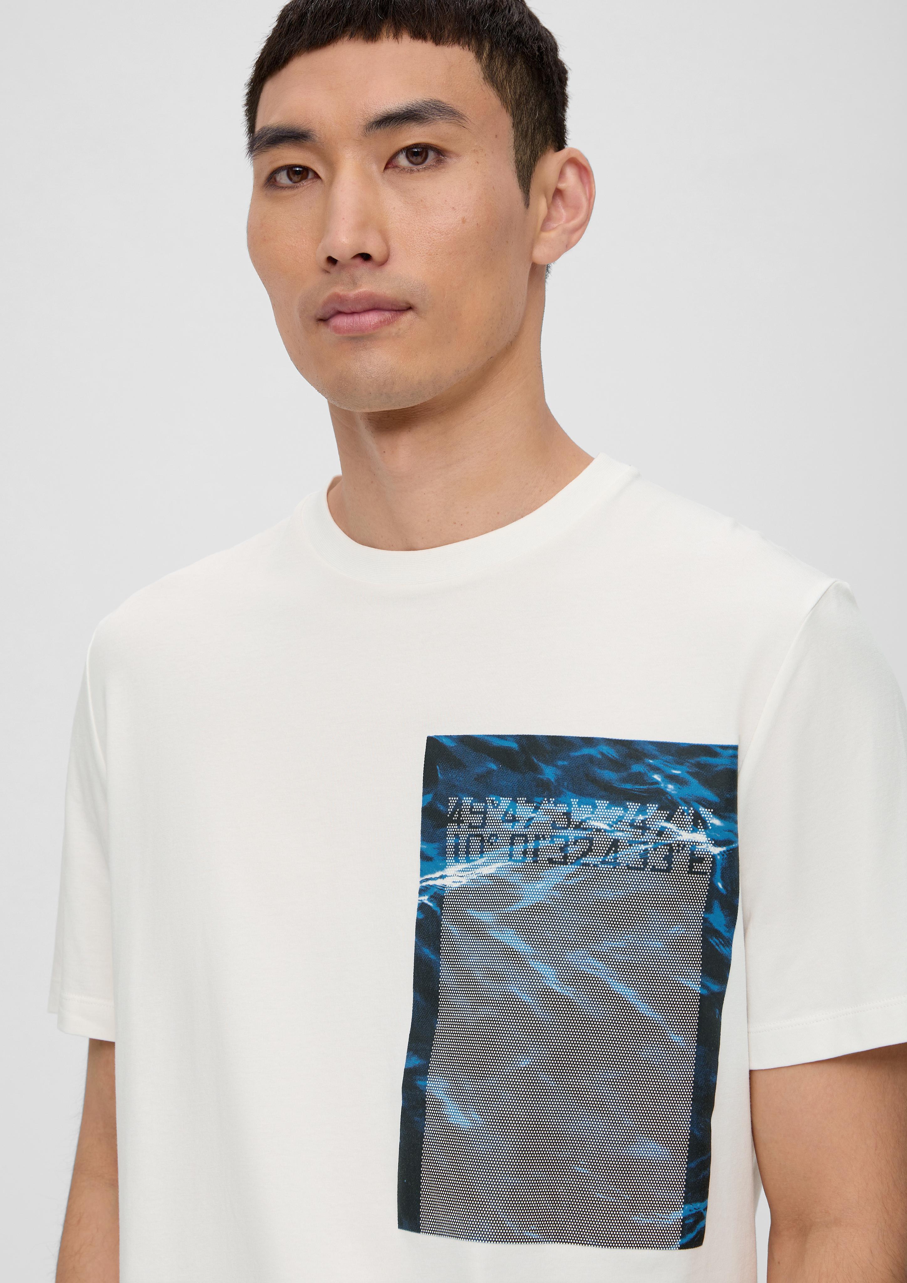 Printshirt aus Baumwollstretch  2135691-01D1