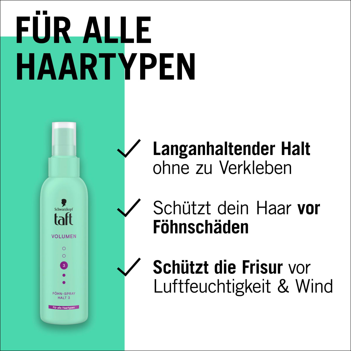 Föhn-Spray VOLUMEN Halt 3, 150 ml