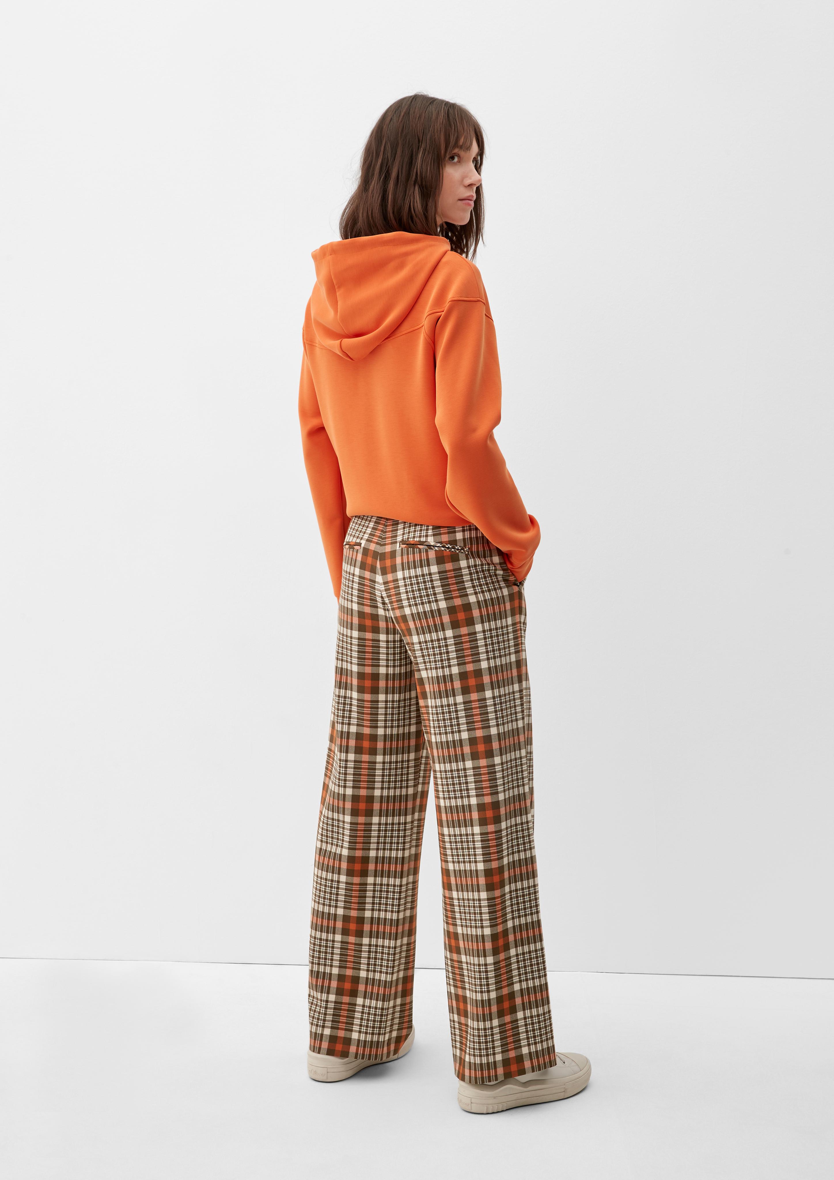 Regular: Karierte Wide leg-Hose  2121388-79N4