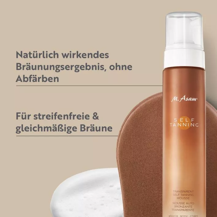 SUN Transparente Self Tanning Mousse & Applikator Handschuh