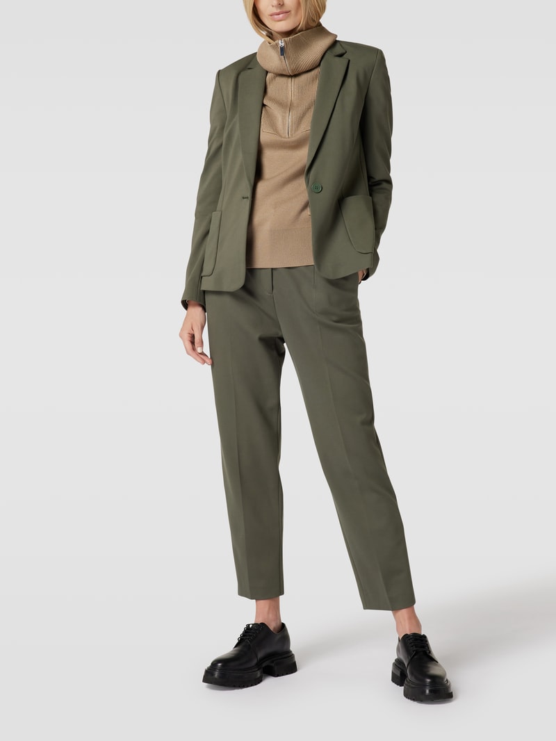 Blazer mit Eingrifftaschen in schilf