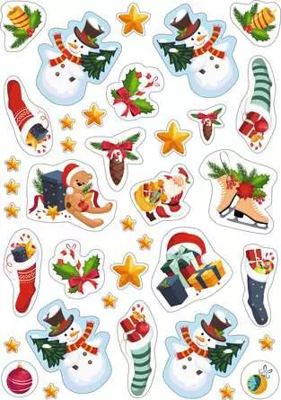 Mein liebstes Weihnachtsmalheft mit Stickern ab 7