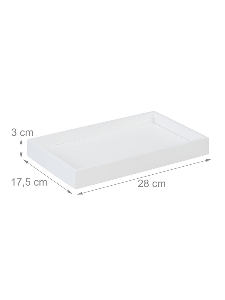 relaxdays 4-tlg. Bambus Organizer Set in Natur/ Weiß günstig kaufen onesize