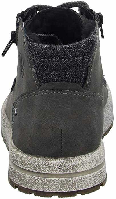 RIEKER Schnür-Stiefeletten grau