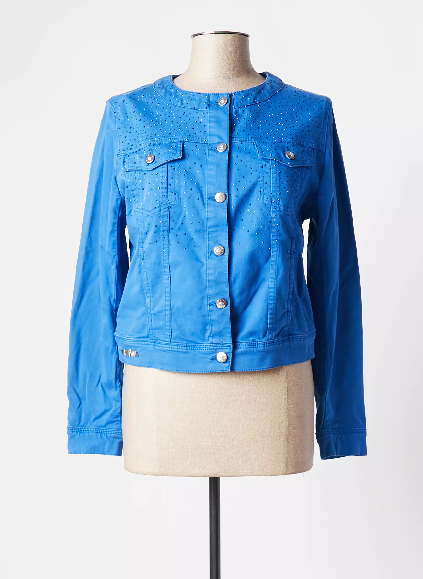 Fuego Woman Vestecasual Femme couleur bleu