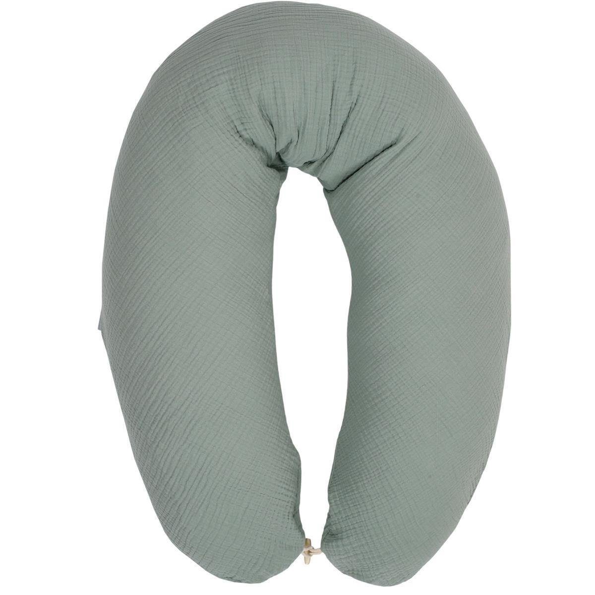 SEI Design Stillkissen Seitenschläferkissen Babynestchen Kuschelnest XXL, Schwangerschaftskissen mit Bezug, Bezug 100% Baumwolle