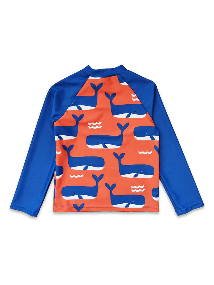 Toby Tiger Badeshirt in Blau/ Rot günstig kaufen
