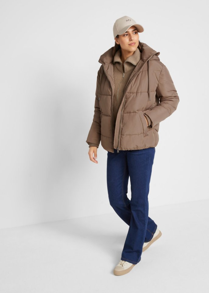 Wattierte Steppjacke aus recyceltem Polyester