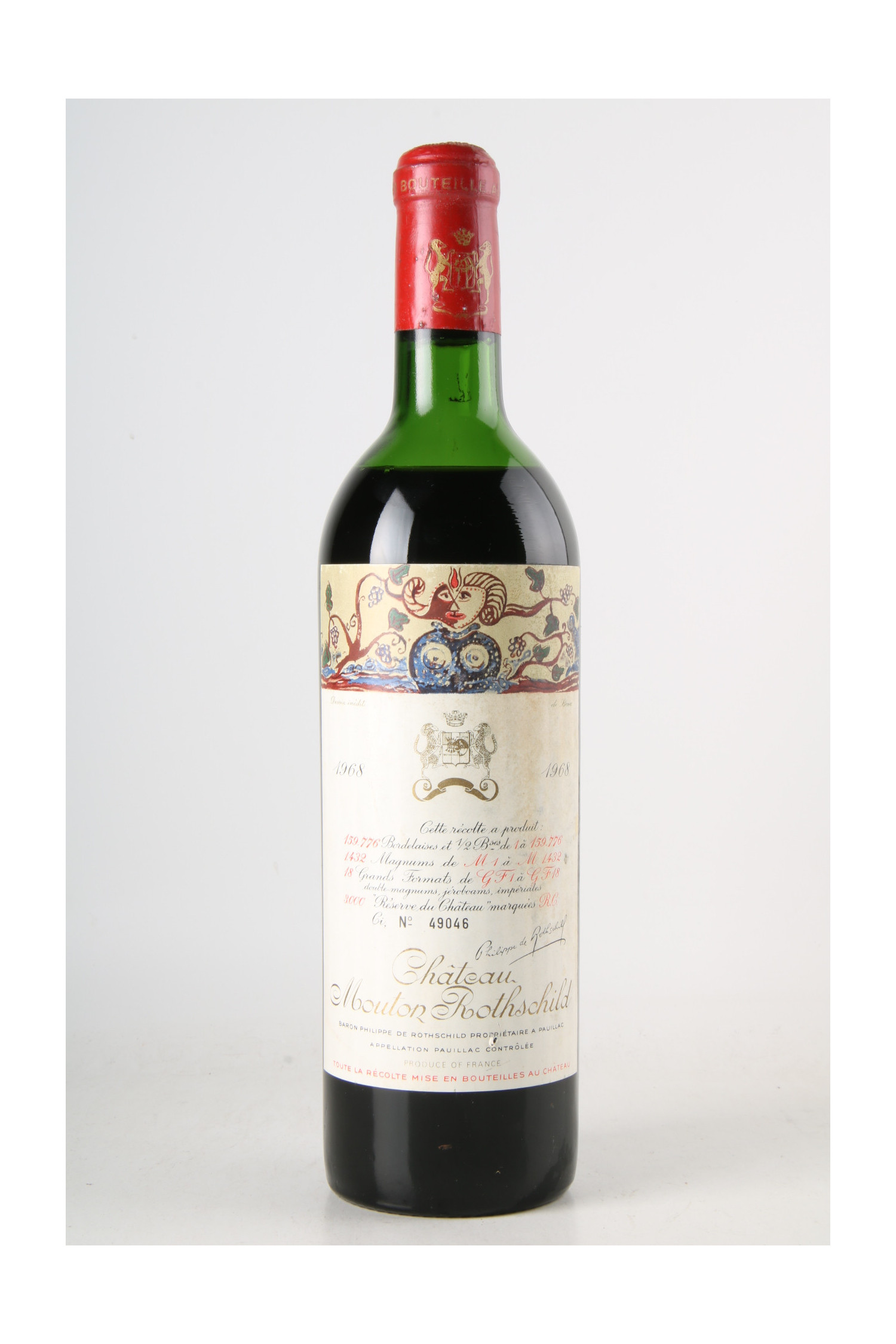 Château Mouton Rothschild 1968, Pauillac