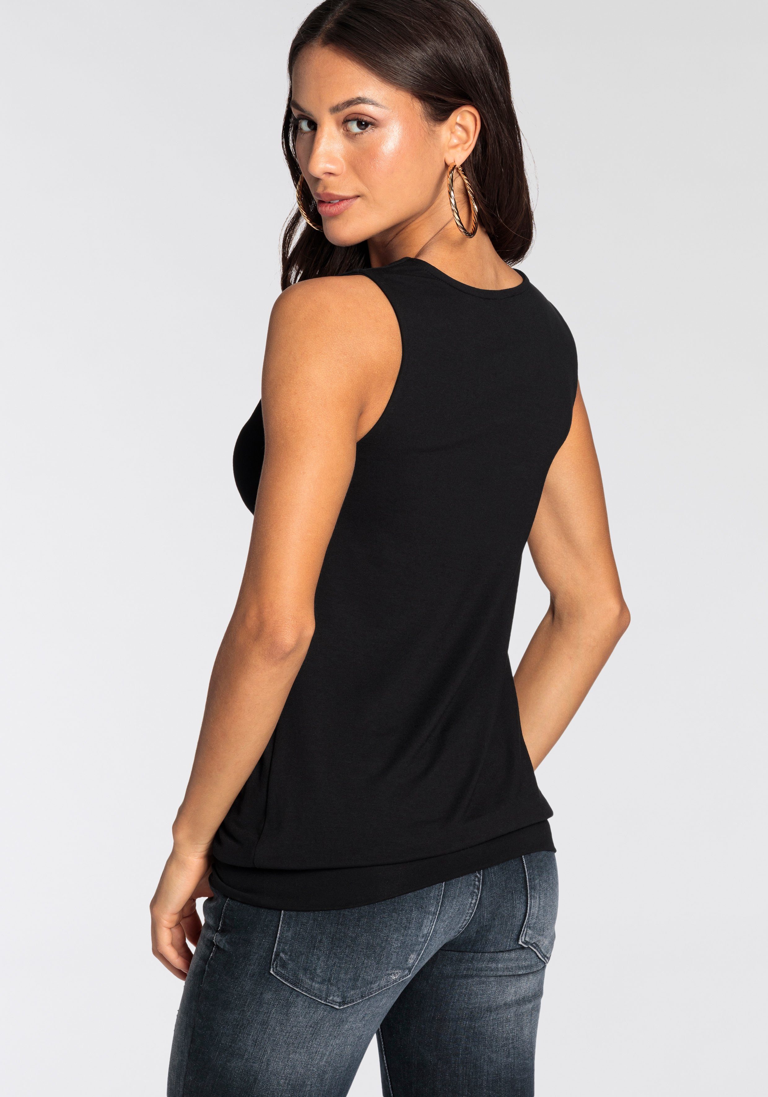 Melrose Shirttop mit goldener Schnalle - NEUE KOLLEKTION