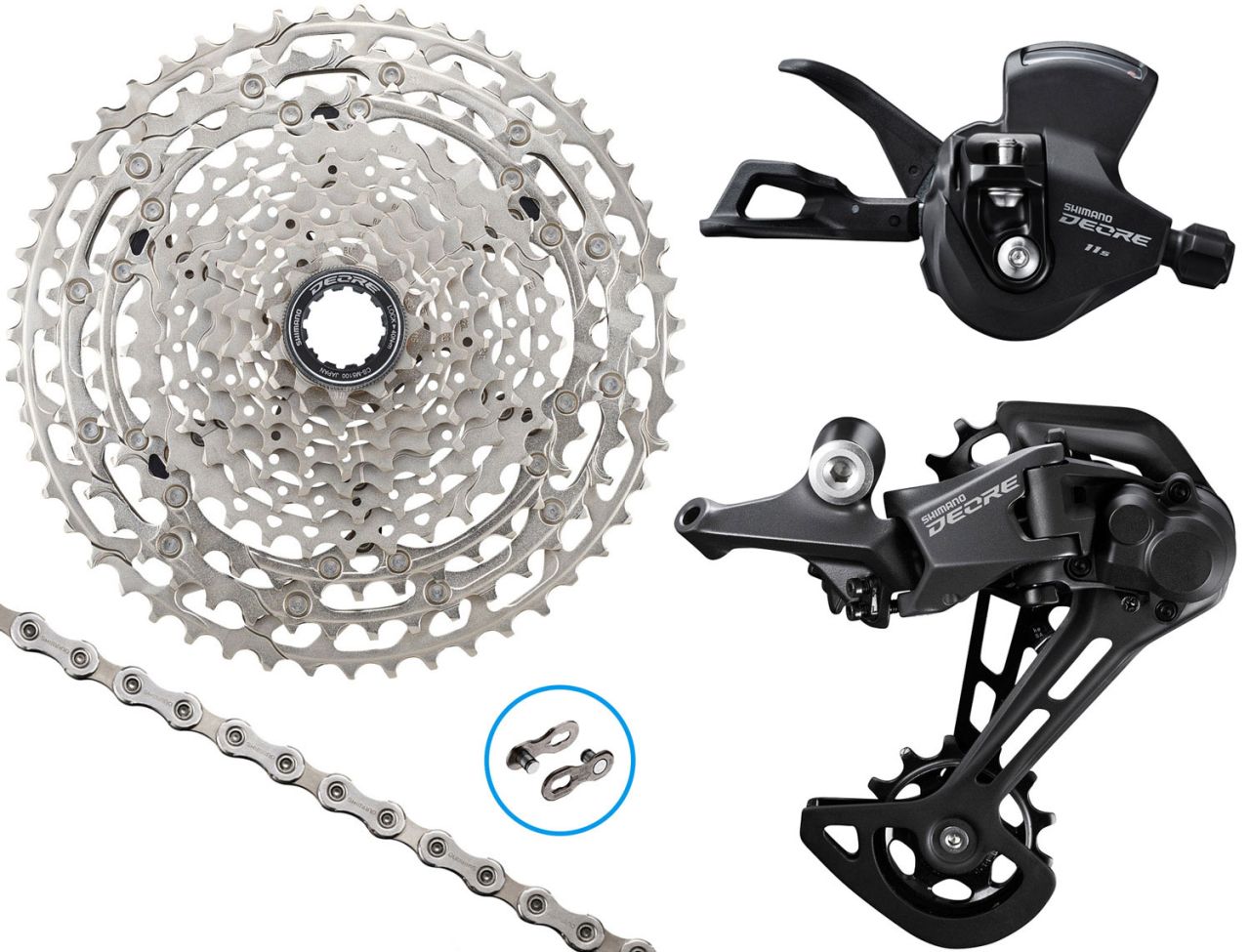 Shimano DEORE M5100 1x11-fach Upgrade-Kit 11-51 I-Spec EV kaufen | Bike-Discount