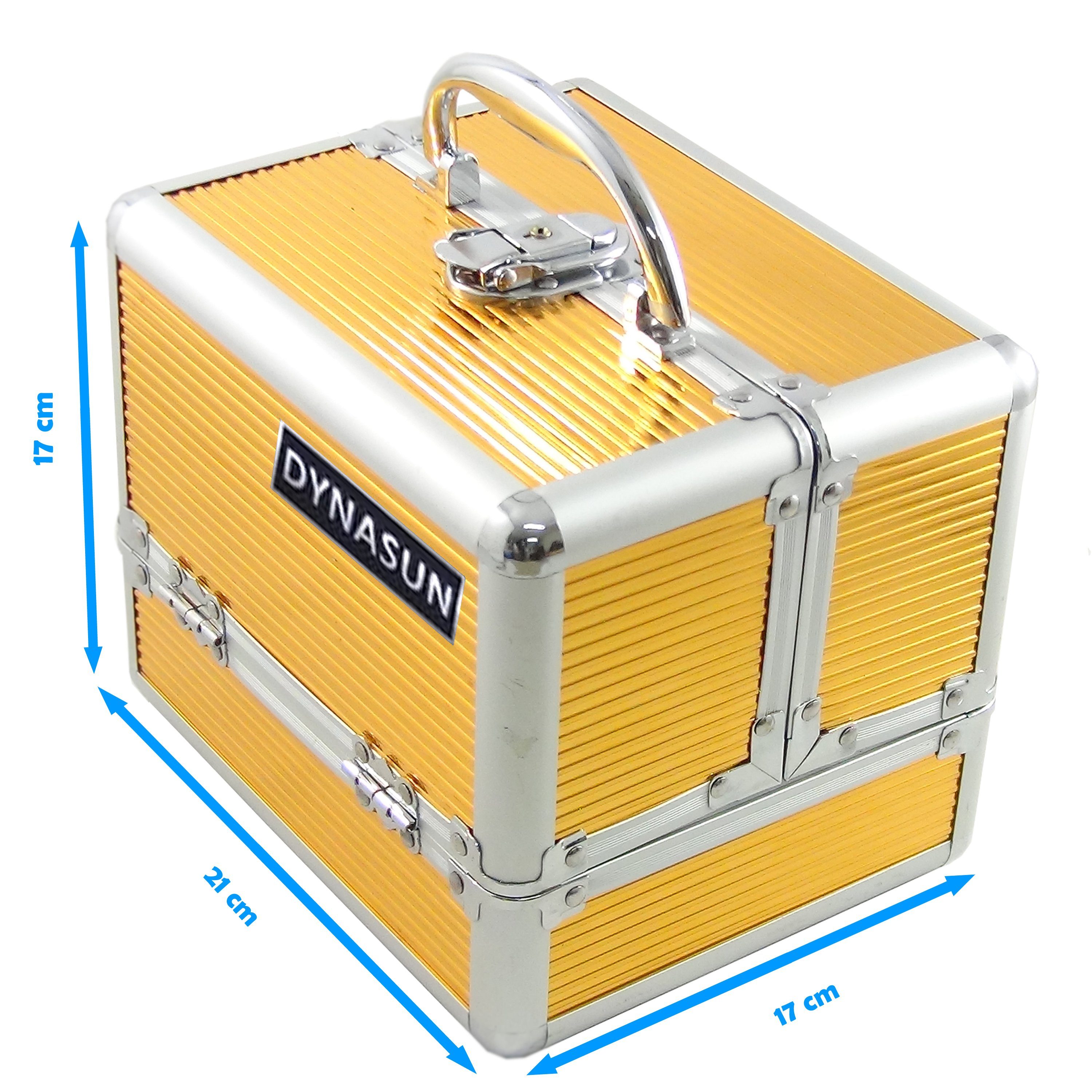 Dynasun Kosmetikkoffer BS35 GOLD, BS35 21x17x17cm Gold Professionelles Designer Beauty Case
