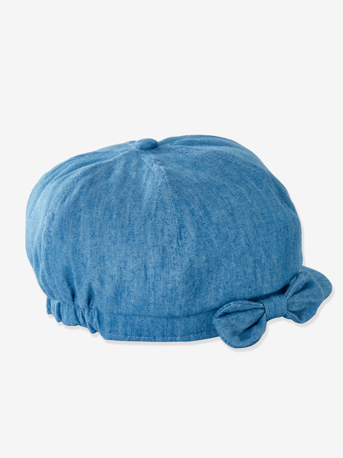 Casquette gavroche en denim fille denim