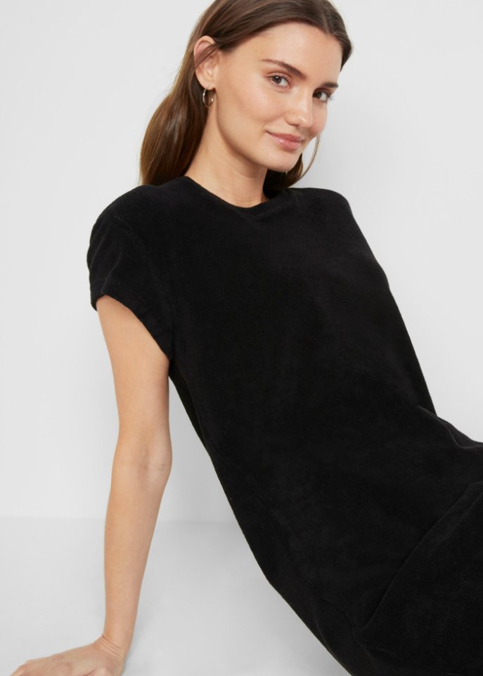 T-Shirt-Kleid aus Frottee