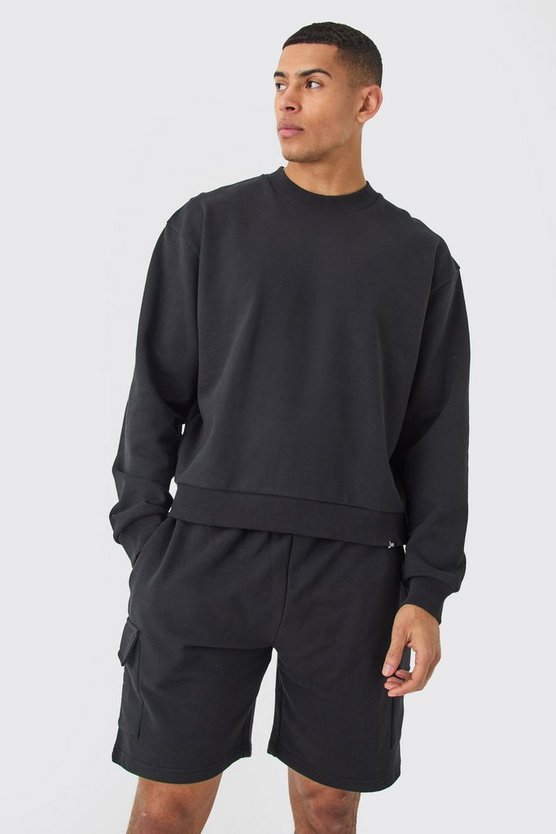 Kurzer Oversize Cargo-Trainingsanzug
